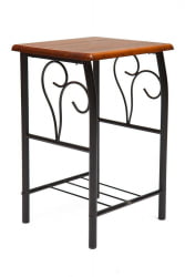 Тумба дизайнерская PICCOLO Черный/красный дуб