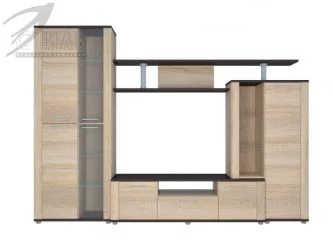 Гостиная Соло 10А Венге/Дуб сонома