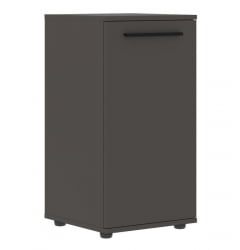 Шкаф колонка с глухой малой дверью ЕДИС ЕЛCС 42.1 Мокко Черный Мокко / EDIS ELCS