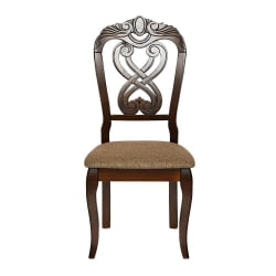 Стул Андромеда/ Andromeda дерево гевея, 47х55,5х107 см, Cappuchino, ткань коричневая S 168-7