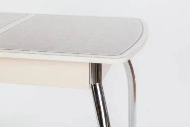 Стол обеденный Чикаго КЗ(6191) крем,завитки бронза