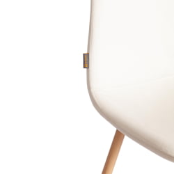 Металлический стул BREEZE (mod. JSC-58) Велюр/металл , 44 х 53 х 86 см, Light beige (светло-бежевый) HLR1 / натуральный