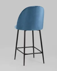 Стул полубарный Марсель ПЛ велюр Пыльно-синий
