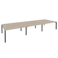 Рабочая станция на П-образном м/к ONIX O.MP-D.RS-6.4.8 Дуб Аттик/Антрацит