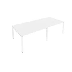 Переговорный стол (2 столешницы) Metal System Б.ПРГ-2.3 Белый