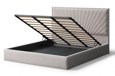 Кровать Леона, 2000*1400 мм, бежевый