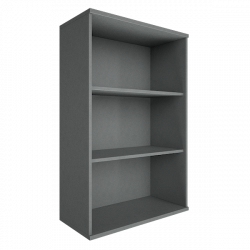 Стеллаж средний широкий Riva А.СТ-2 Венге/Металлик