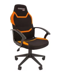 Геймерское кресло CHAIRMAN ДРАЙВ (GAME) 9 Новое (NEW) Черный-оранжевый