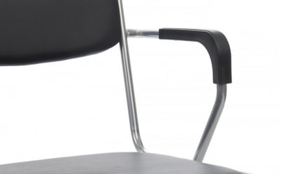 Кресло Nix Plus RCH OMKL-03 Черный/Металл окрашенный Хром