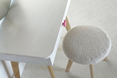 Набор детский Зайка MK-0019 белое дерево/белый (плюш)