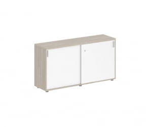 Шкаф-купе низкий с замком Sigma SG.703.OD.WH Дуб темный Белый