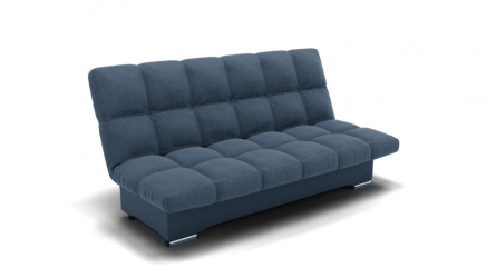 Диван Финка (ЗР) Цвет фасада: Голубой; Тип: Прямой; Материал фасада: Металл/Велюр