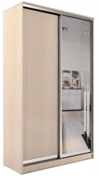 Двустворчатый гардеробный шкаф Хит-24-12-15 Дуб млечный