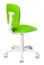 Кресло детское Бюрократ CH-W204NX (пластик белый) Салатовый 15-118