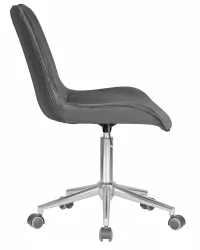 Кресло офисное DOBRIN DORA Серый велюр 1922-19
