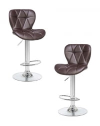Стул барный DOBRIN BARNY (коричневый) 2 шт