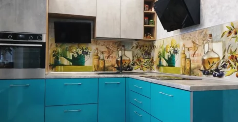 Глянцевый фартук (МДФ) AG 39