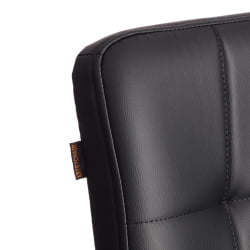 Барный стул Medeo/Медео экокожа , черный, 42х56х102 см