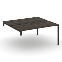 Двойной стол-надставка на опорную тумбу CONCEPT CN.DSN-004 Дуб Мали Антрацит