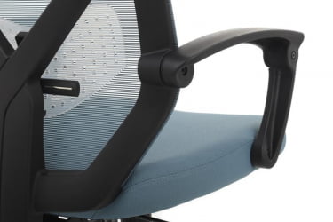 Кресло Oliver RCH W-203AC Черный пластик/Синий