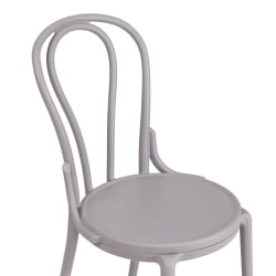 Дизайнерский стул THONET (mod. PL62) пластик, 42 x 52 x 89 см, Grey (Cерый) 09