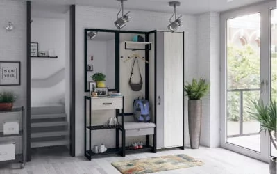 Зеркало Техно ЛД 678.330.000 Черное