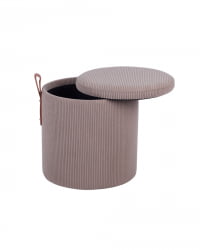 Пуф Руни S с ящиком вельвет коричневый