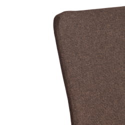 Металлический стул La Rousse NEW, ткань рогожка, коричневый/черный, 3М7-147, 45x55x93 см