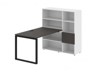 Рабочая станция EDIS EQRST 1213 Мокко Черный Белый