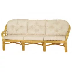 Диван 3 местный 01/14-2 миндаль матовый