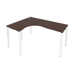 Стол письменный METAL SYSTEM БП.СА-4 Л Венге/Белый