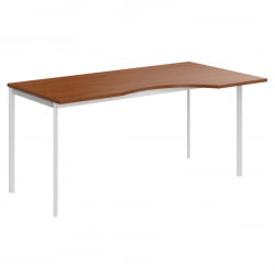 Стол эргономичный IMAGO-S CA-1S(L/R) орех французский белый полуматовый