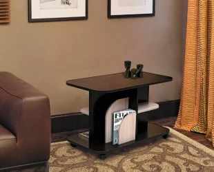 Стол журнальный №7 Ясень шимо светлый/Ясень шимо темный