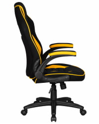 Кресло игровое DOBRIN RICK (черно-желтый)