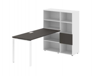 Рабочая станция EDIS EURST 1115 Мокко Белый Белый