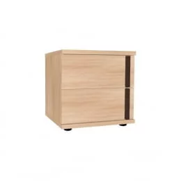 Тумба прикроватная BAUHAUS 6 Дуб Сонома/Орех шоколадный (спальня)