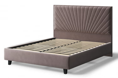 Кровать Леона, 2000x1600мм, кофе