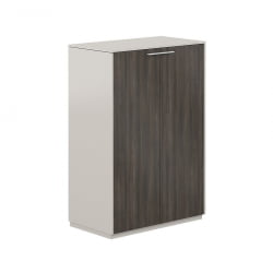 Шкаф средний Atlas NZ-0305.GS.BT Серый камень Бренсон Трюфель