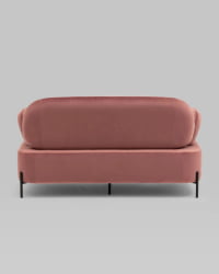 Диван Кэнди велюр Пыльно-розовый