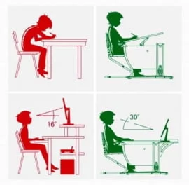 Детский стол-трансформер Parta 1/75-40 Белый Синий