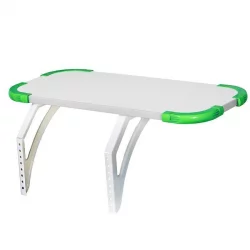 Полка задняя с проставкой Polka_z 3/750 Белая Зеленая