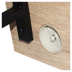 Стол на металлокаркасе BRABIX LOFT CD-006 Дуб натуральный