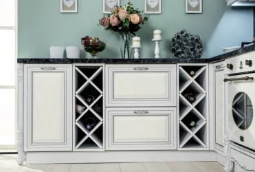 Тумба кухонная винная Тип 4 Италия ЛД 270.070.000 Белая