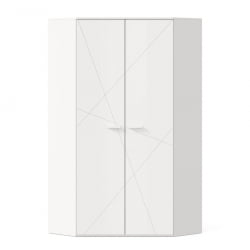 Угловой гардеробный шкаф Милтон ЛД 537.040.000 Белый