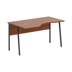Стол эргономичный левый IMAGO Plus СА-2P(Л) Орех французский Антрацит