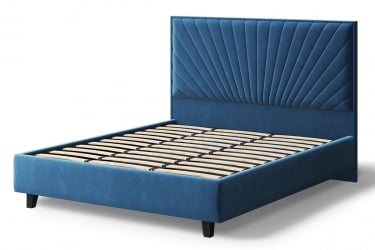Кровать Леона, 2000x1600мм, синий