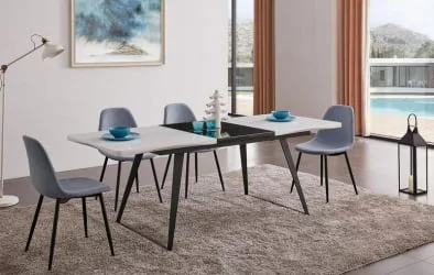 Стол-трансформер DT-93 Белый/Черный