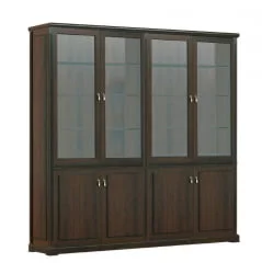 Шкаф для бумаг 4 створки MINISTRY Композиция 9 Южный орех