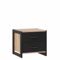 Тумба прикроватная Техно ЛД 678.100.000 Дуб Золотой Черный