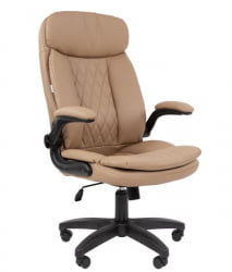 Кресло офисное CHAIRMAN 533 экокожа Бежевый